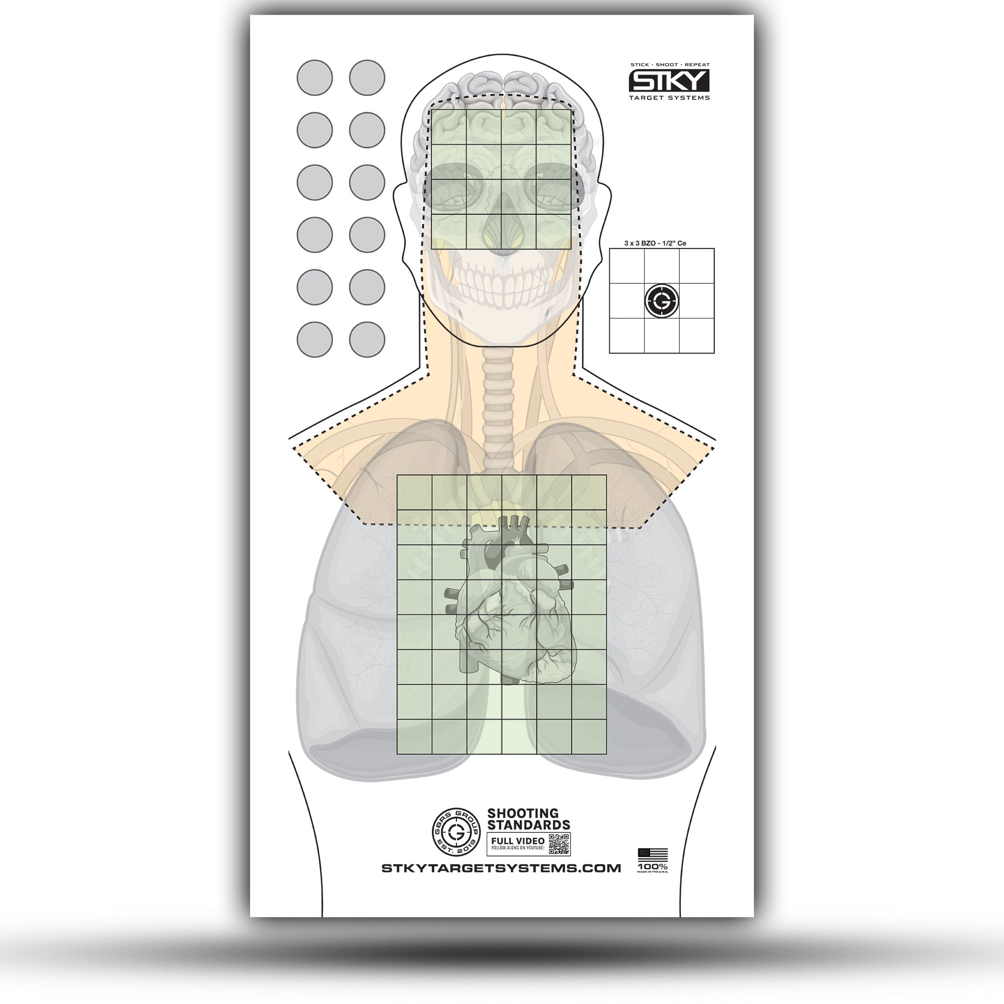 GBRS x STKY Dynamic Target (10 Targets per set)
